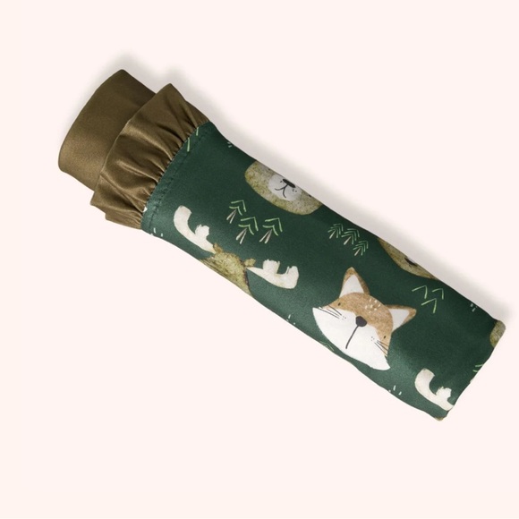 Green Animal Print Minky Blanket - Picture 1 of 1